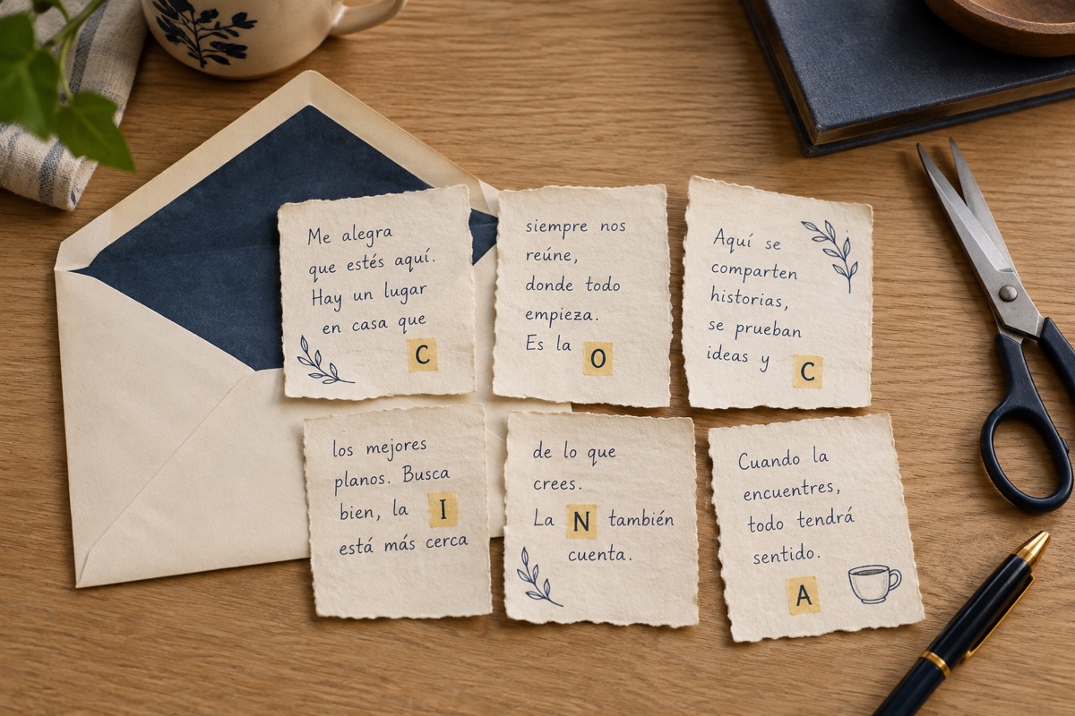 Montaje ilustrativo de La carta hecha pedazos