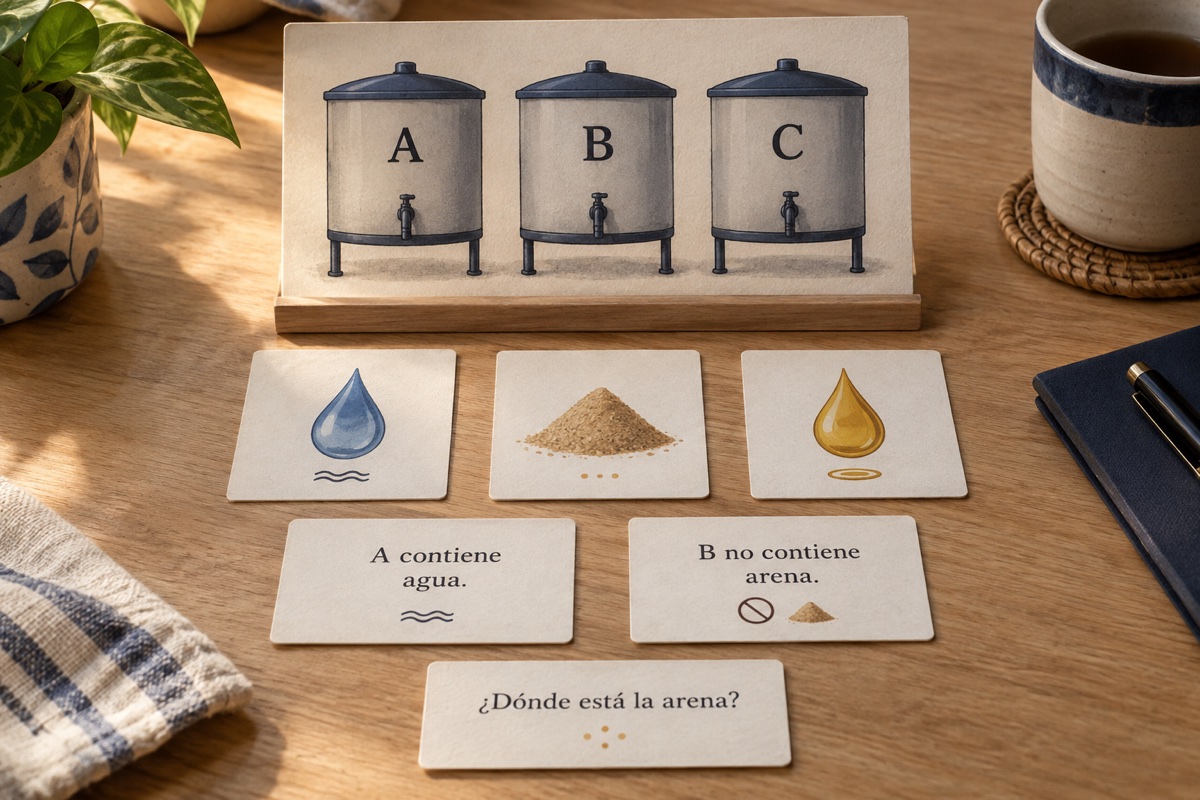 Montaje ilustrativo de Los tres depósitos