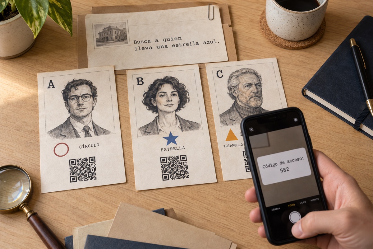 Montaje ilustrativo de El retrato autorizado